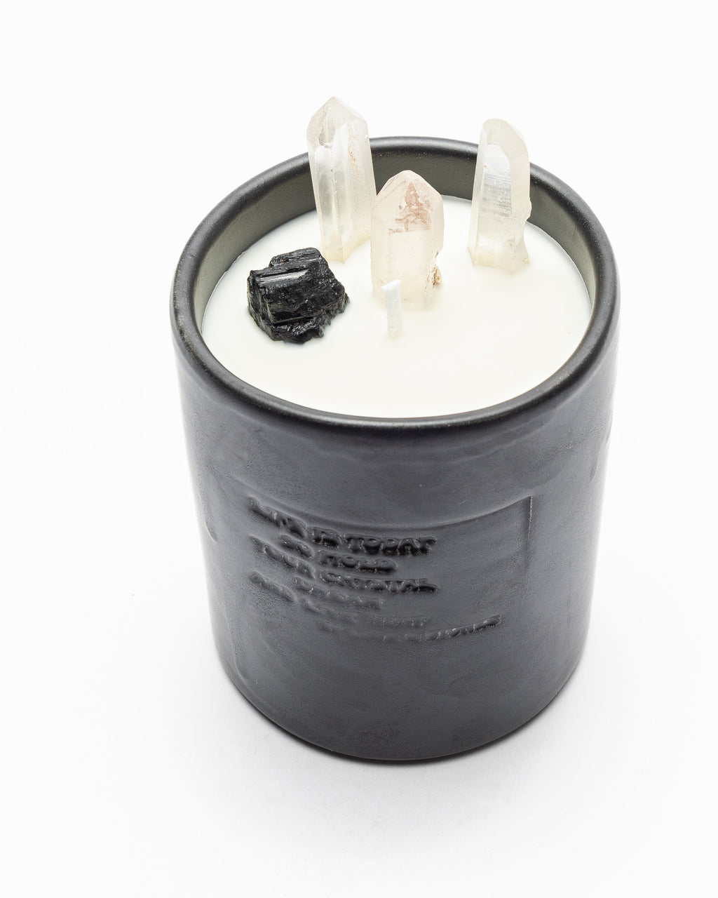 Vela Love & Stones BalanceKarmaSmallCrystalCandle Preto - 67-20293-01