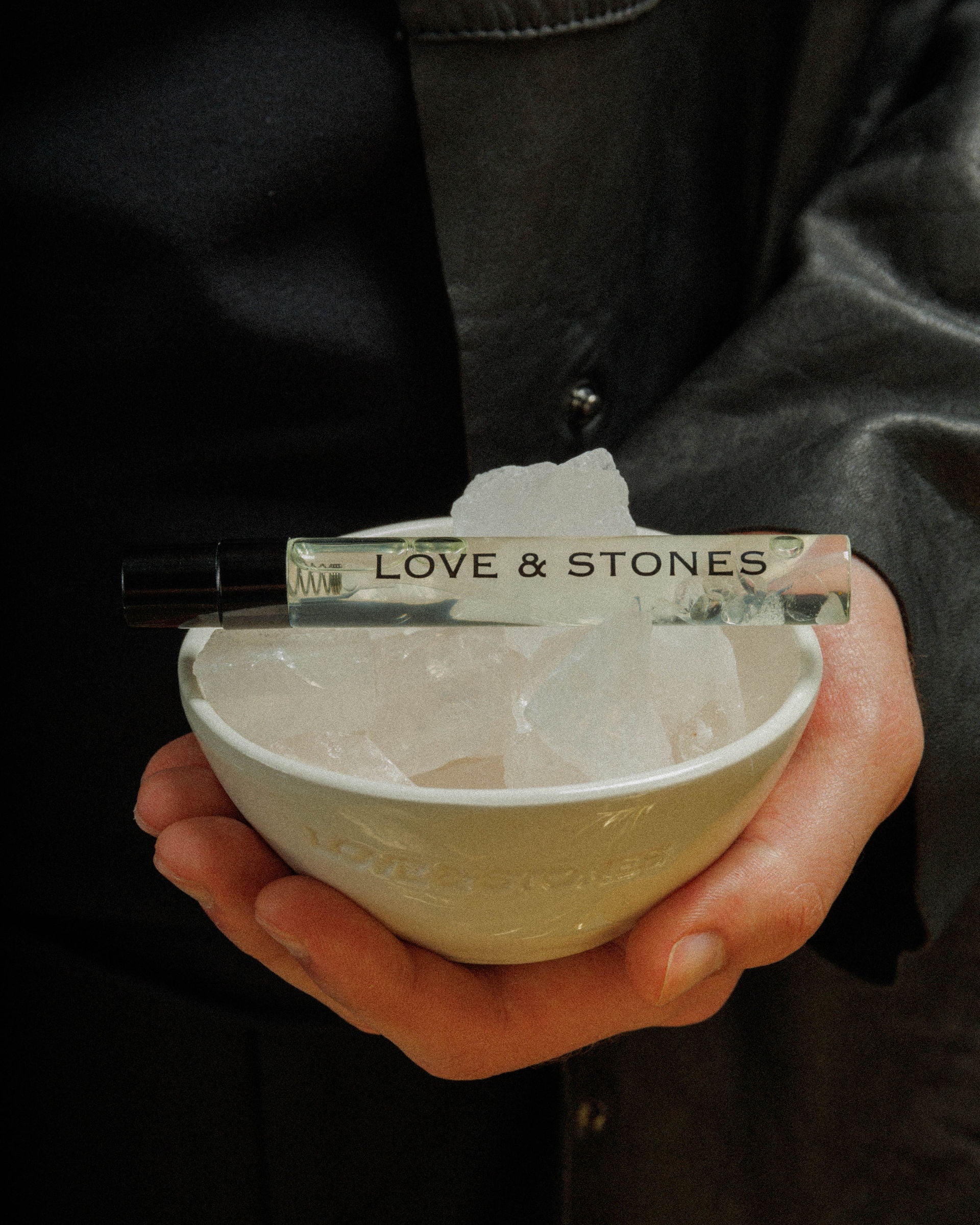Pedras difusoras Love & Stones RawEnergyCrystalCeramicDiffuser Branco - 67-23155-00