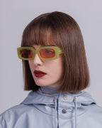 Óculos de sol District people Flamengo003 Verde - 70-FLAM003-10