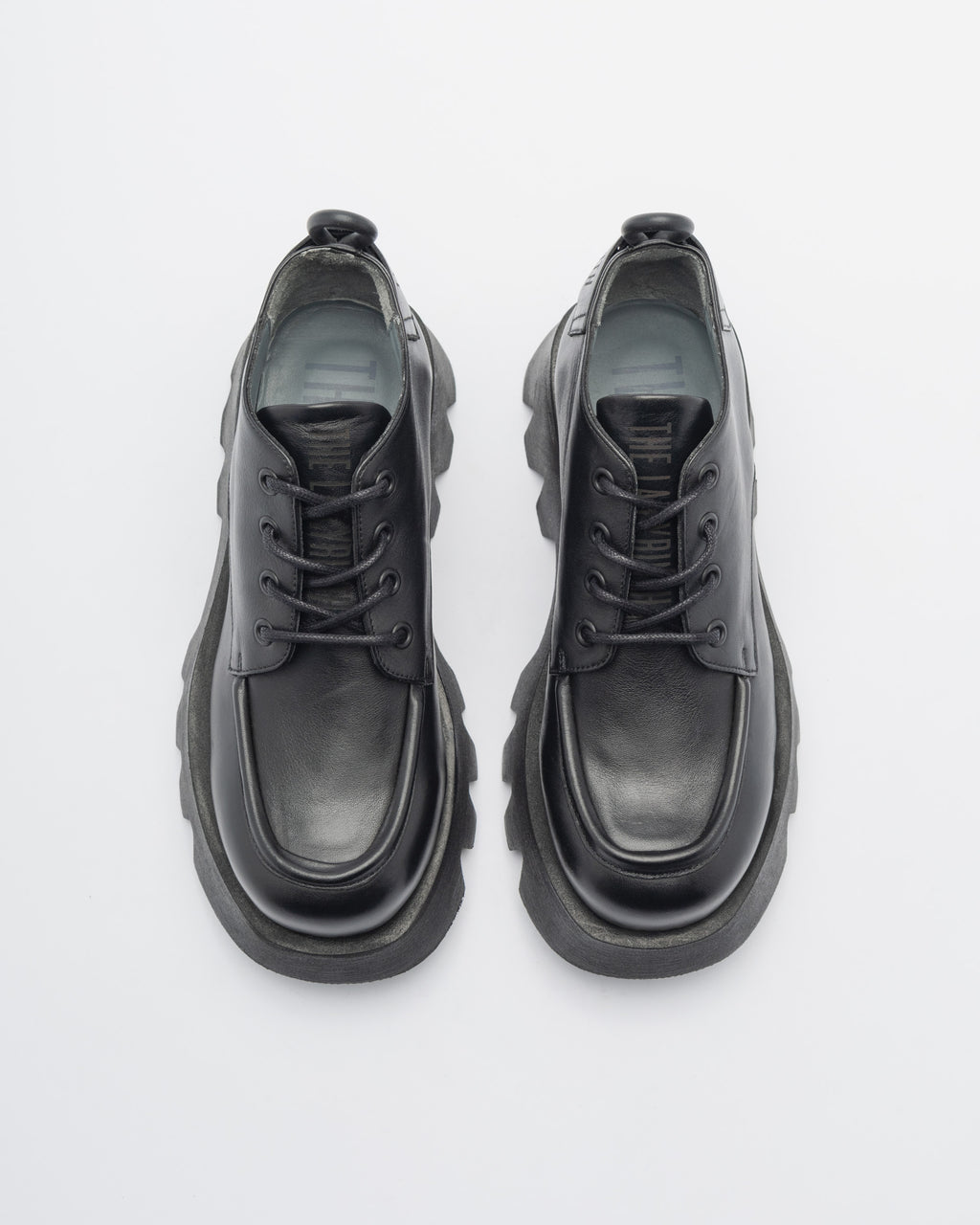 The Lab.yrinth 9969 platform derby shoes Black