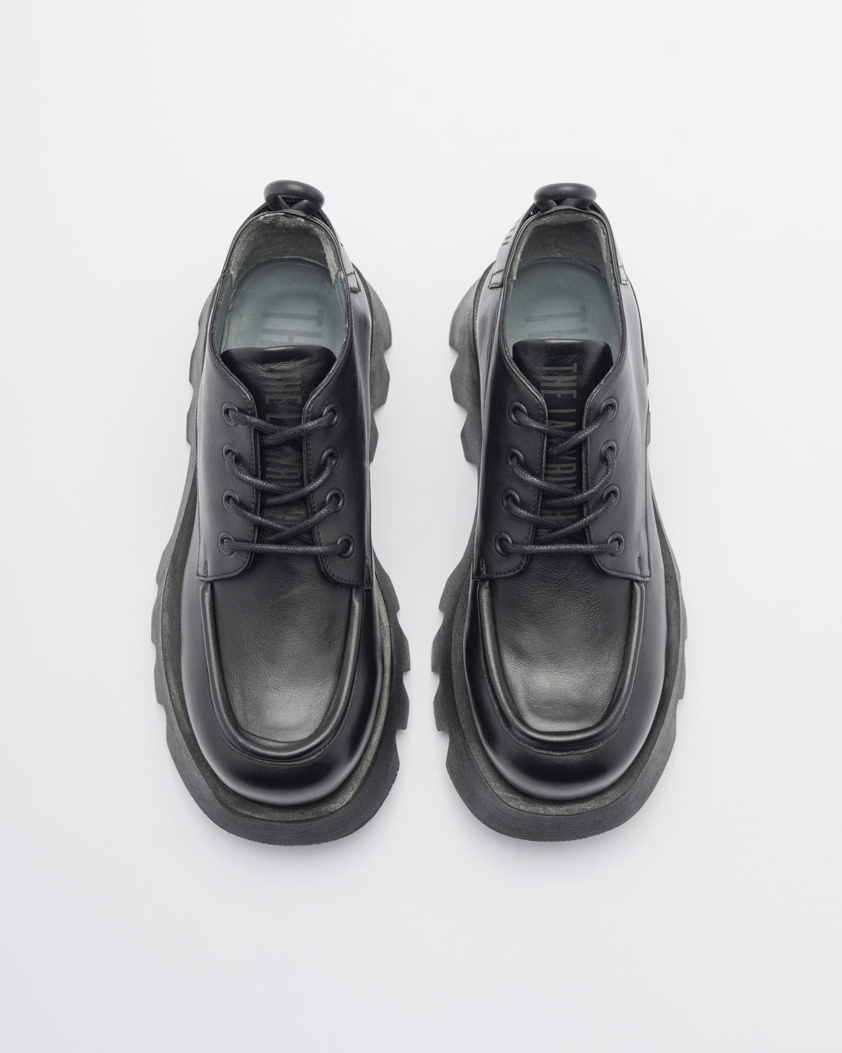 The Lab.yrinth 9969 platform derby shoes Black