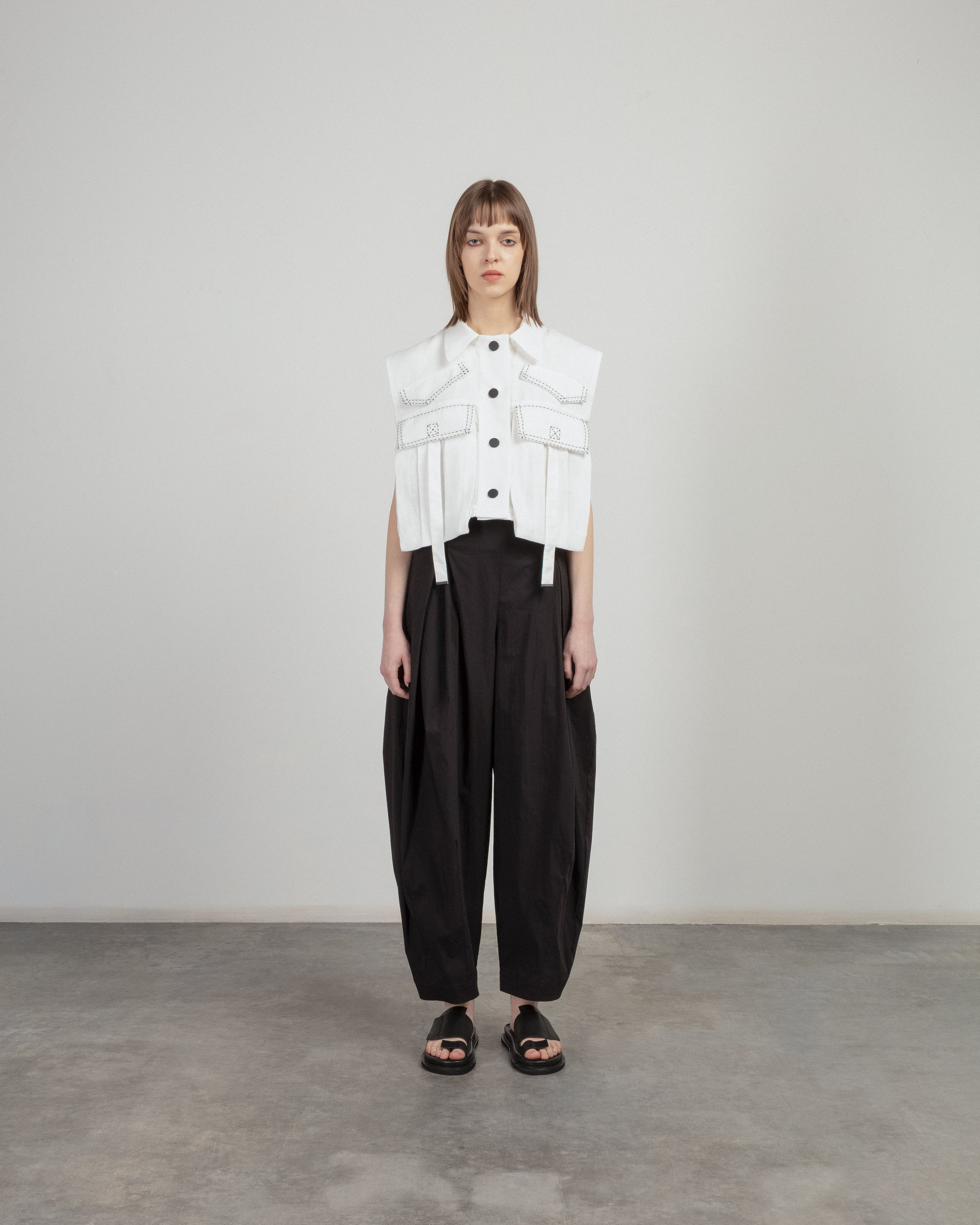 Camisa sem mangas Nu Y2511021 Branco - 79-11021-00