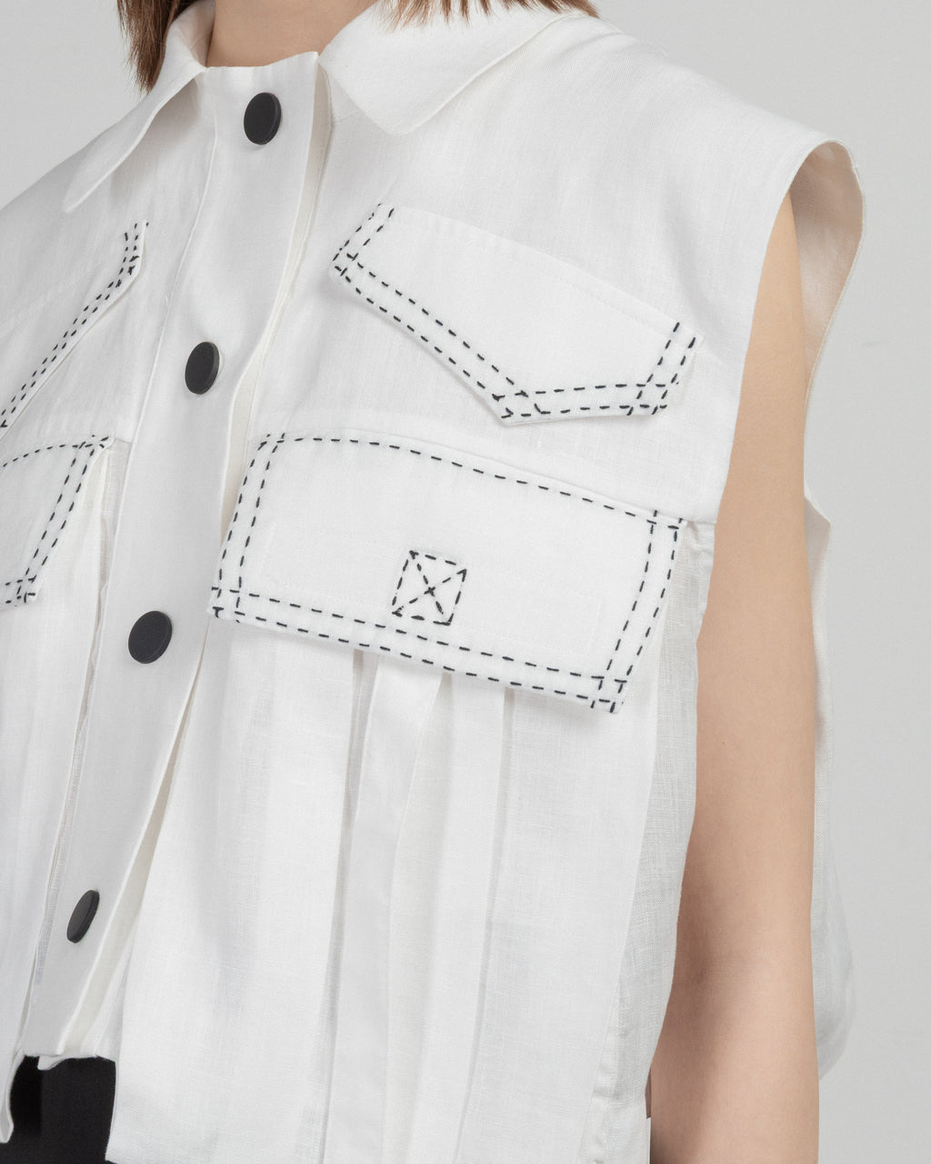 Camisa sem mangas Nu Y2511021 Branco - 79-11021-00