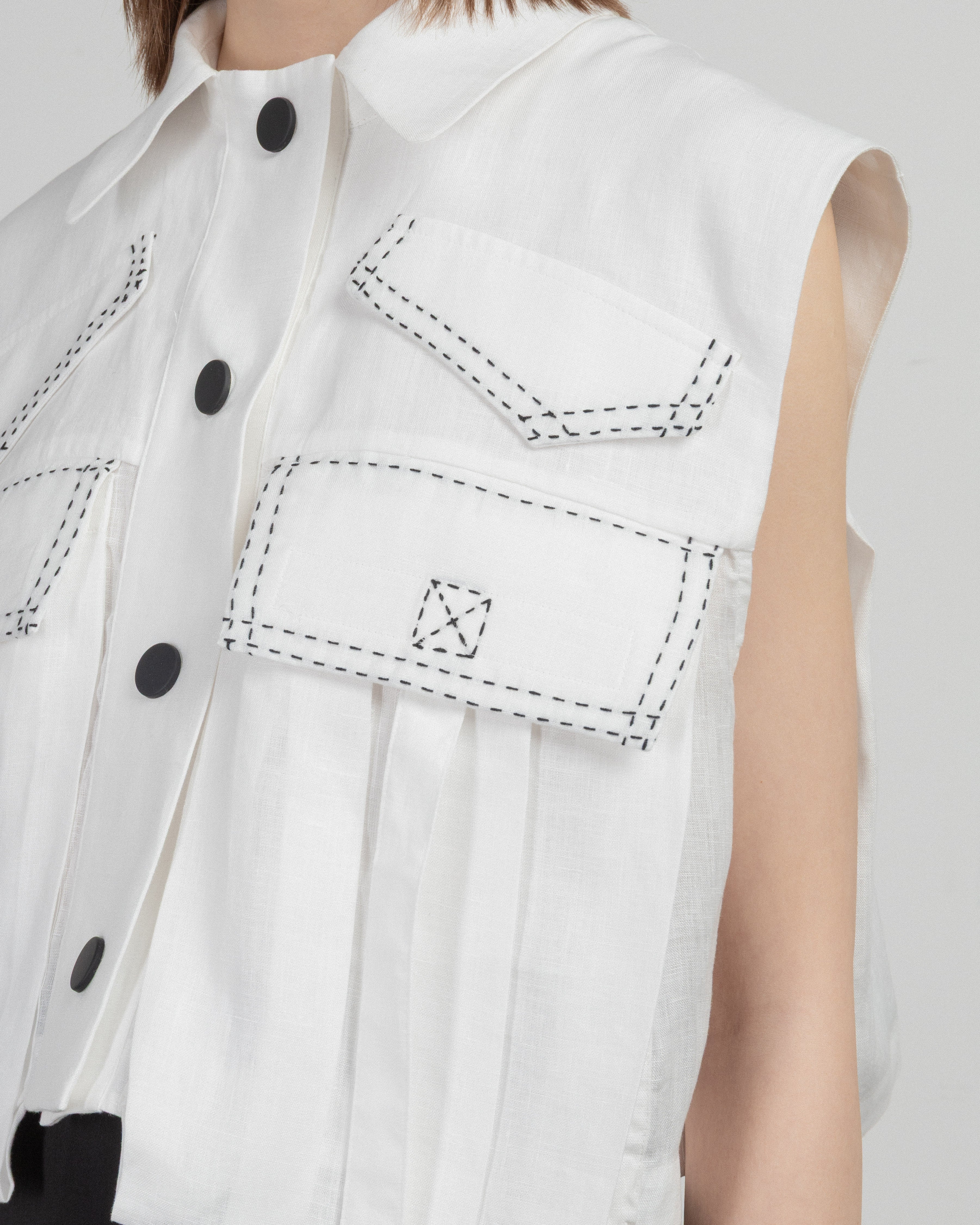 Camisa sem mangas Nu Y2511021 Branco - 79-11021-00