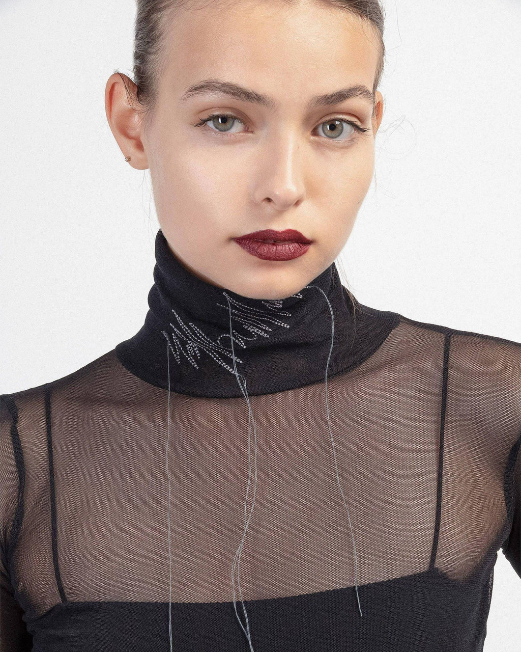 Camisola gola alta Nu K2411026 Preto - 79-11026A-01