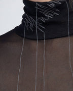 Camisola gola alta Nu K2411026 Preto - 79-11026A-01