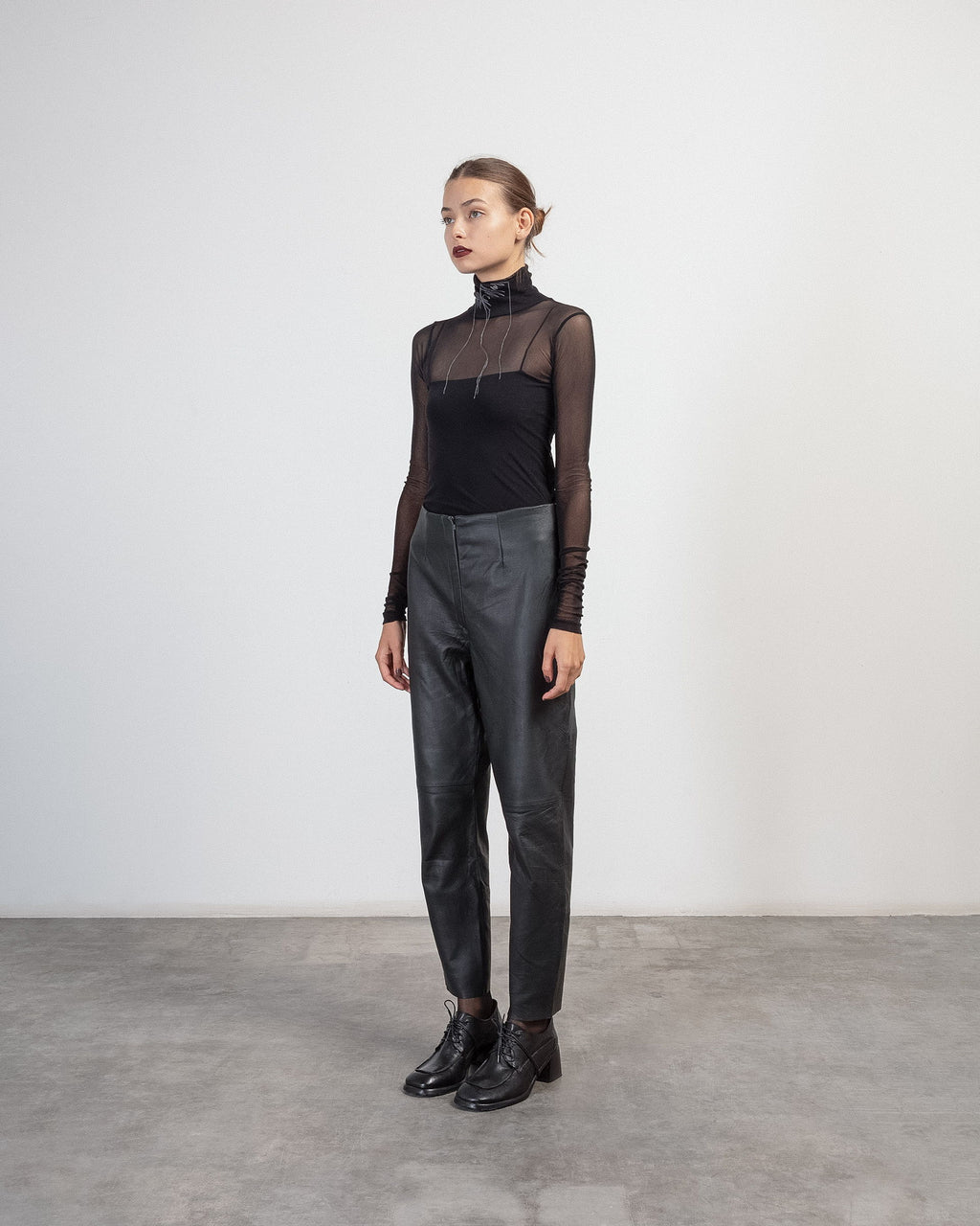 Camisola gola alta Nu K2411026 Preto - 79-11026A-01