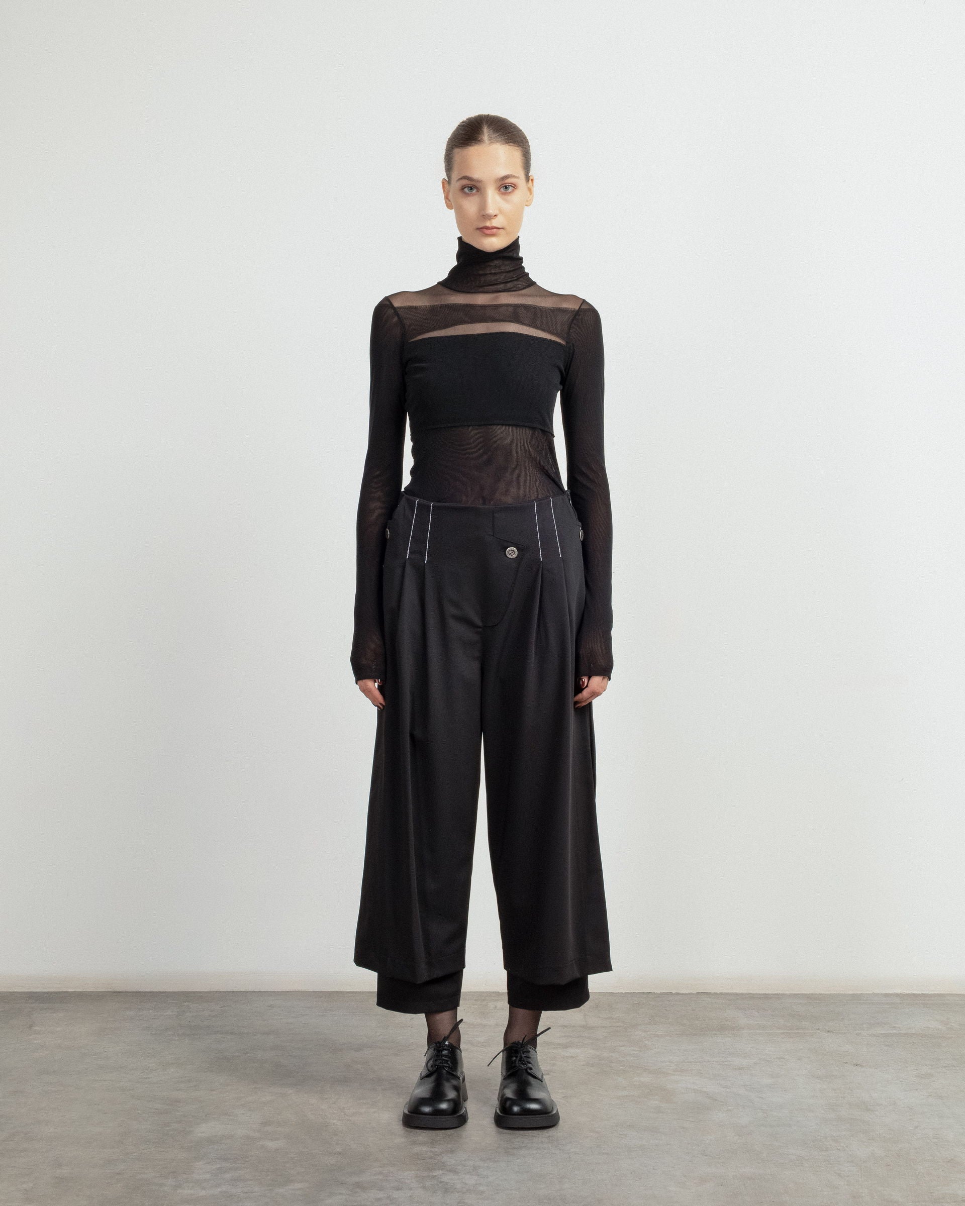 Camisola gola alta Nu K2511032 Preto - 79-11032-01