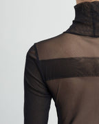 Camisola gola alta Nu K2511032 Preto - 79-11032-01