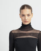 Camisola gola alta Nu K2511032 Preto - 79-11032-01