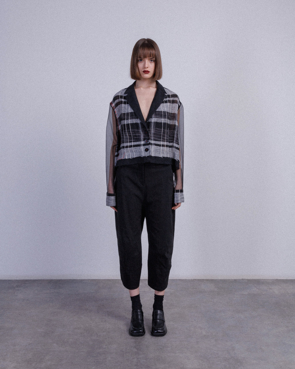 Casaco cropped Nu Y2415002 Preto - 79-15002-01