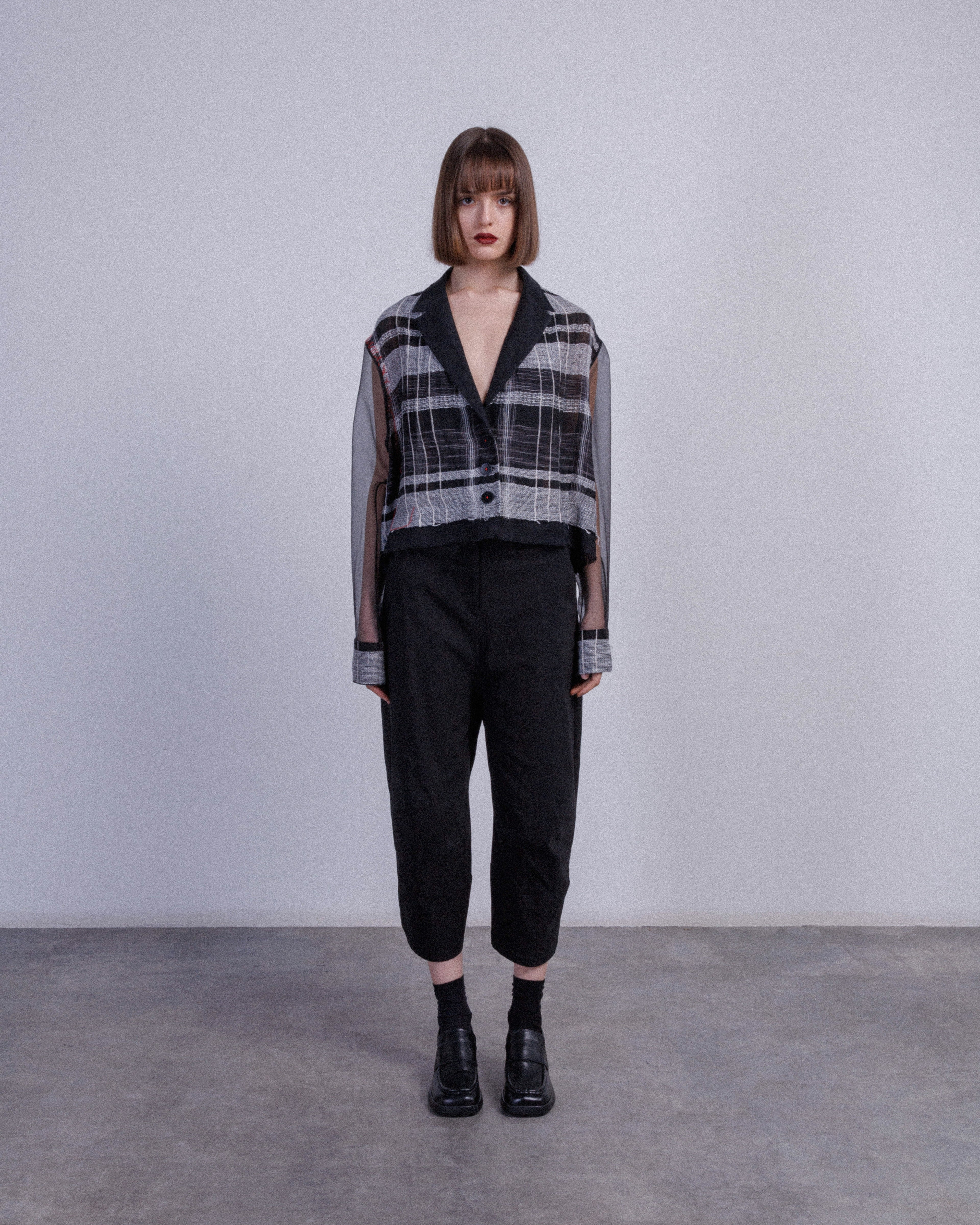 Casaco cropped Nu Y2415002 Preto - 79-15002-01