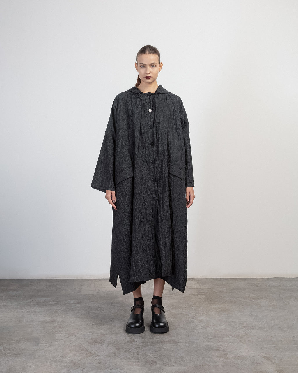 Vestido camiseiro Nu K2415008 Preto - 79-15008-01