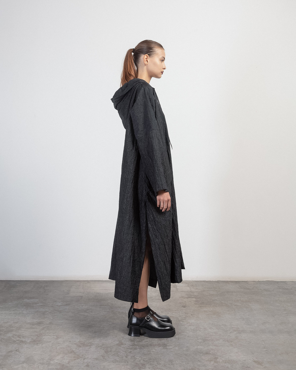 Vestido camiseiro Nu K2415008 Preto - 79-15008-01