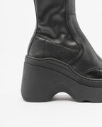 Botas de Cunha E8 by Miista Deandra Preto - 80-DEANDRA-51