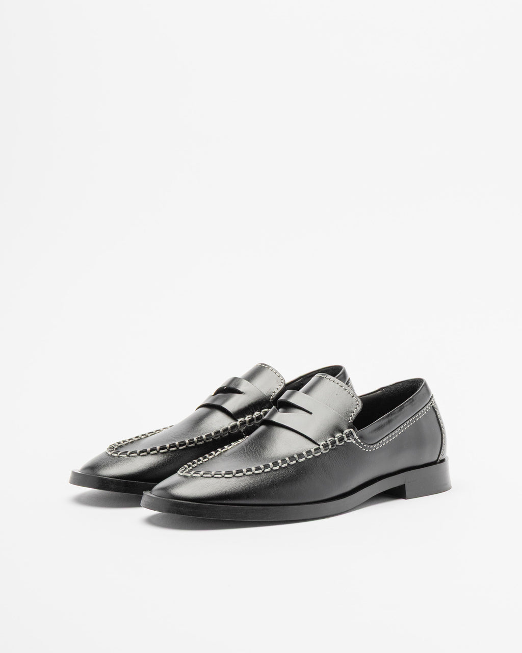 E8 by Miista LUCAN Black Loafers