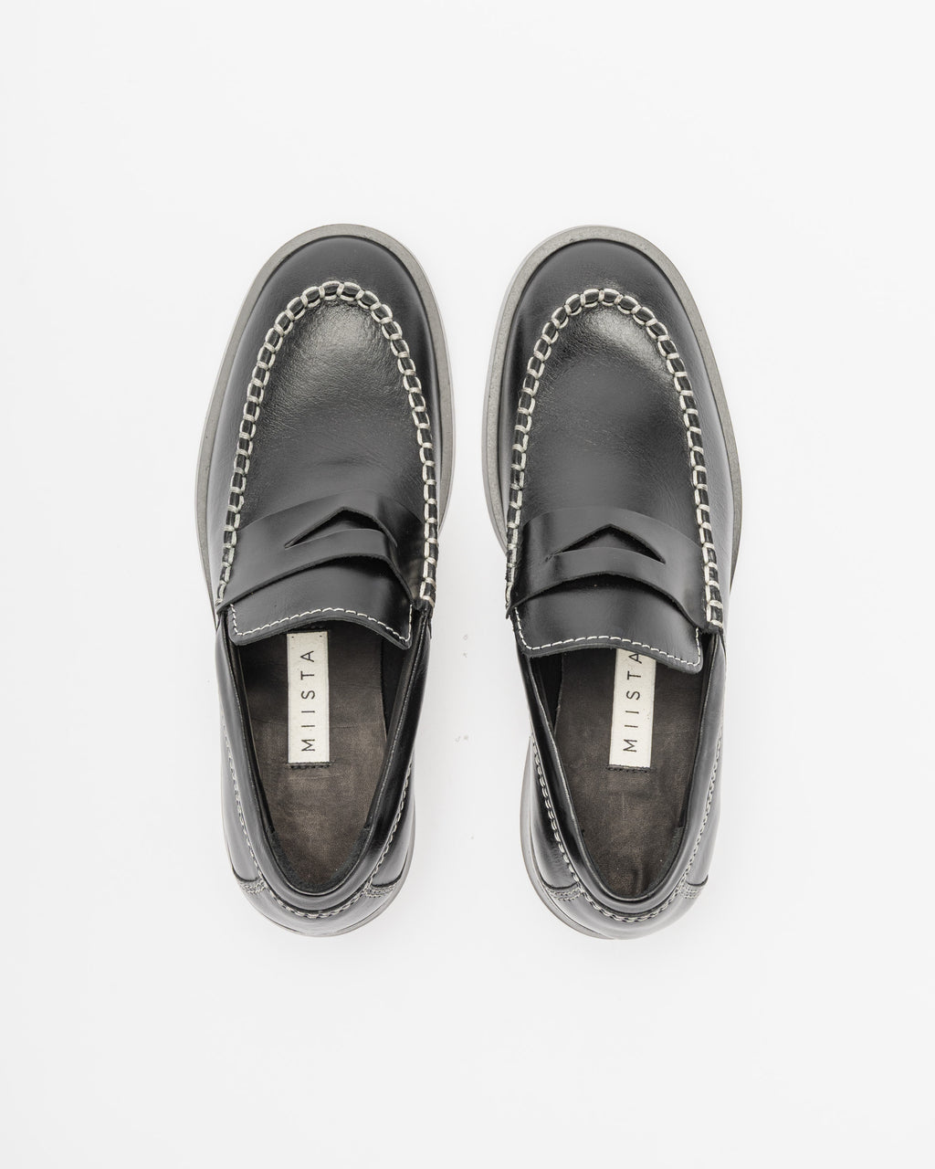 E8 by Miista LUCAN Black Loafers