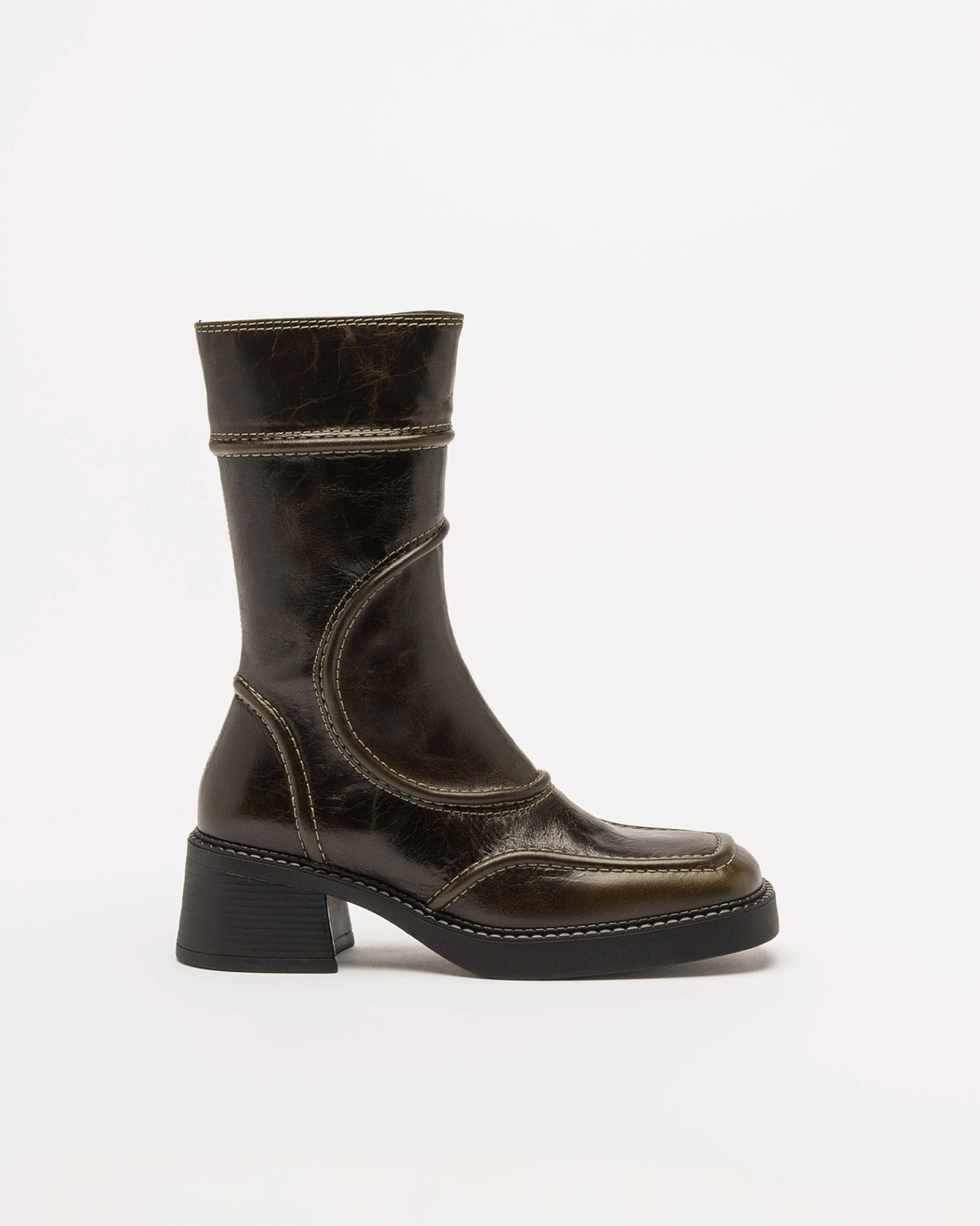 E8 by Miista Malene Khaki Green Boots