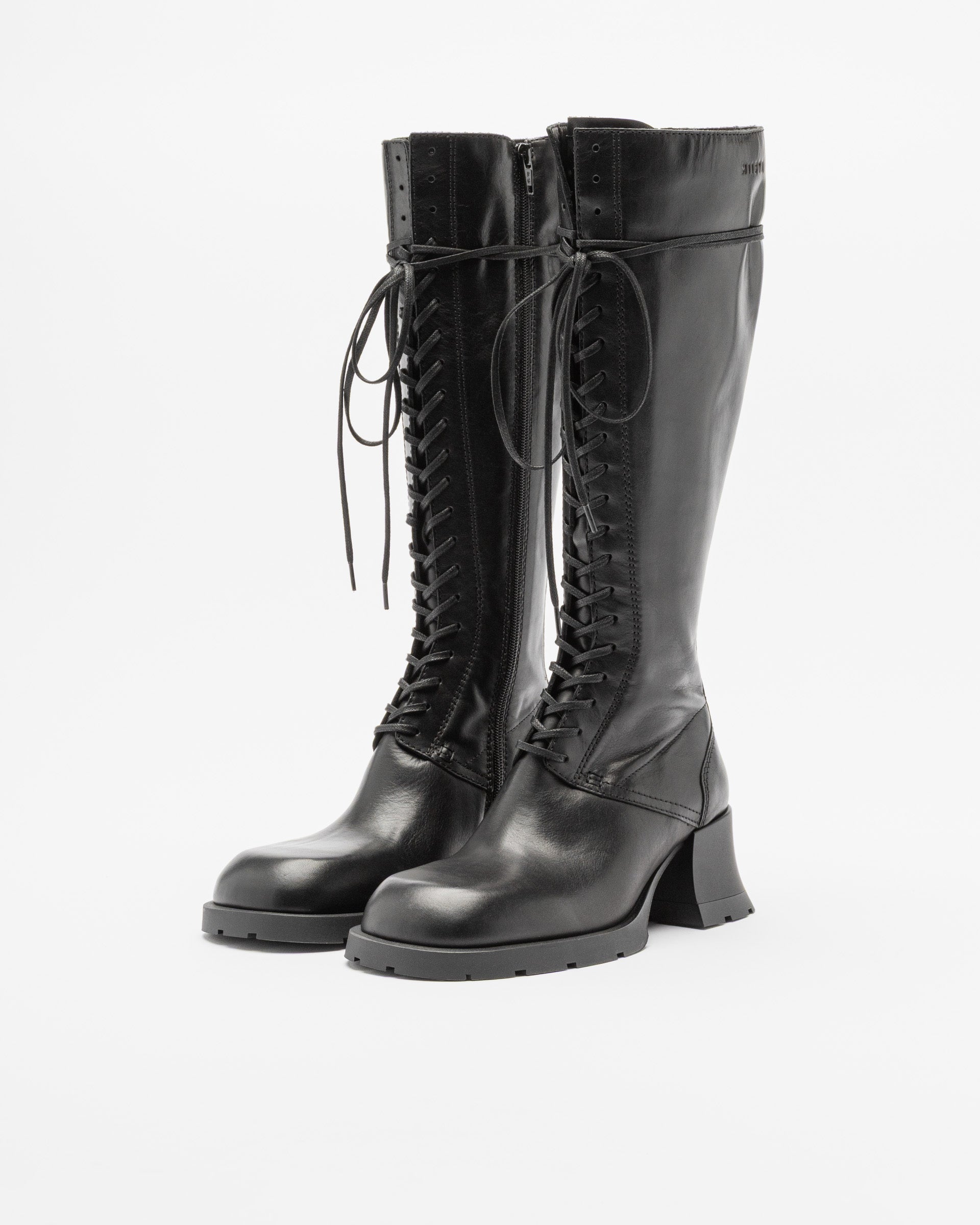 Botas de cano alto Miista MICHAELA Preto - 80-MICHAEL-01