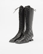 Botas de cano alto Miista NELLY Preto - 80-NELLY-01