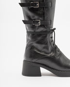 Botas de cano alto E8 by Miista SIGRID Preto - 80-SIGRID-01