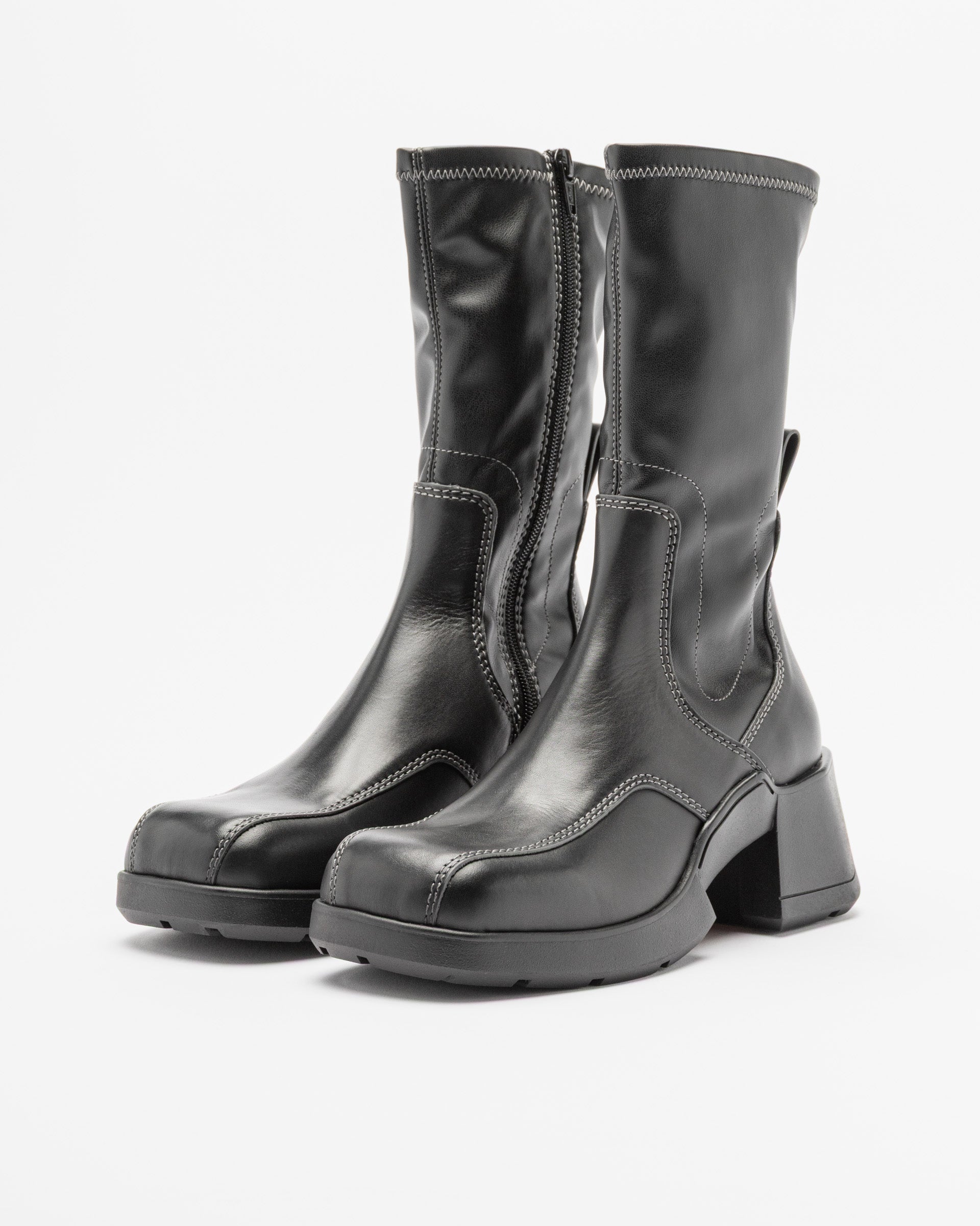 Botins E8 by Miista VIKEN Preto - 80-VIKEN-01