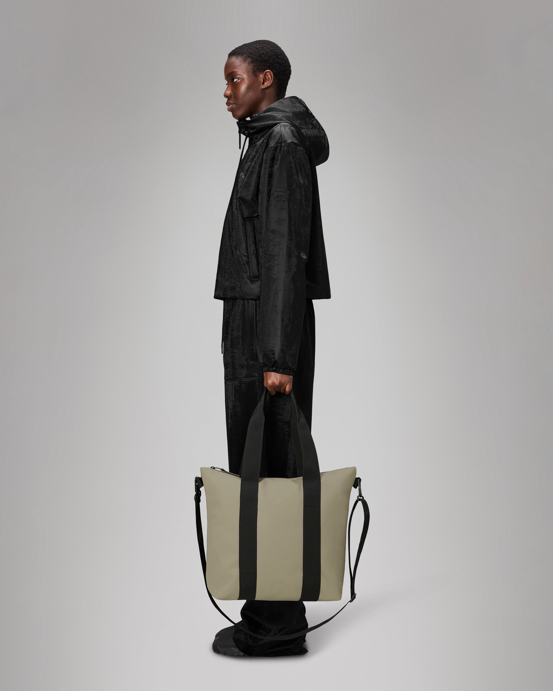 Mala tote Rains ToteBagMini Verde Kaki - 86-14160-23