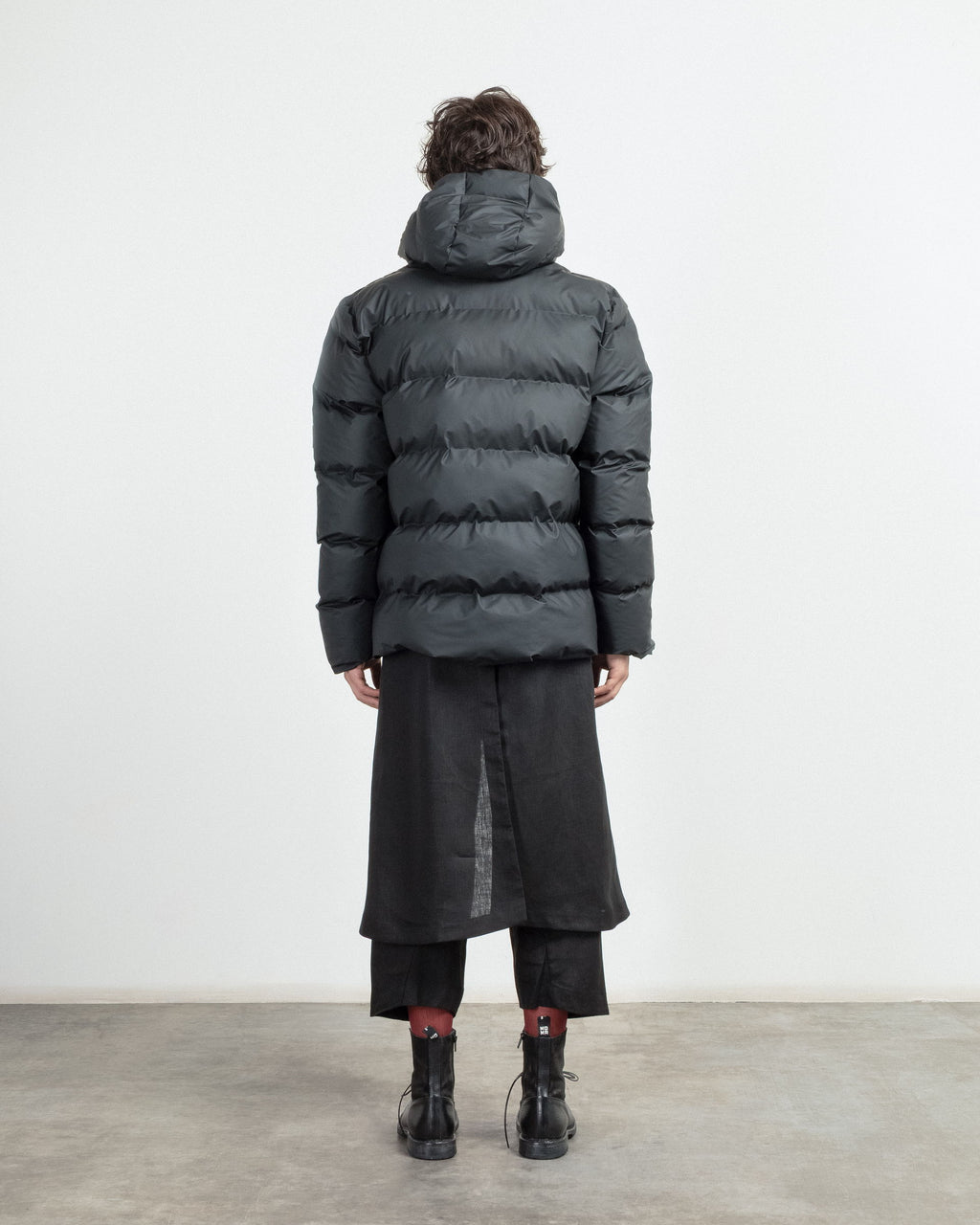 Blusão acolchoado Rains 15120 Preto - 86-15120-01