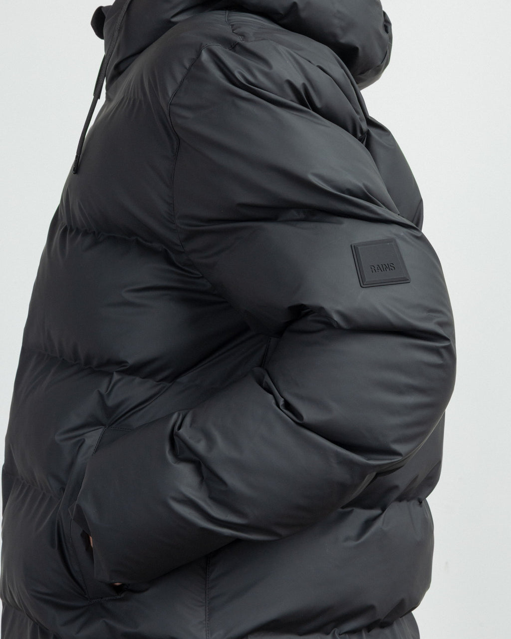 Blusão acolchoado Rains 15120 Preto - 86-15120-01