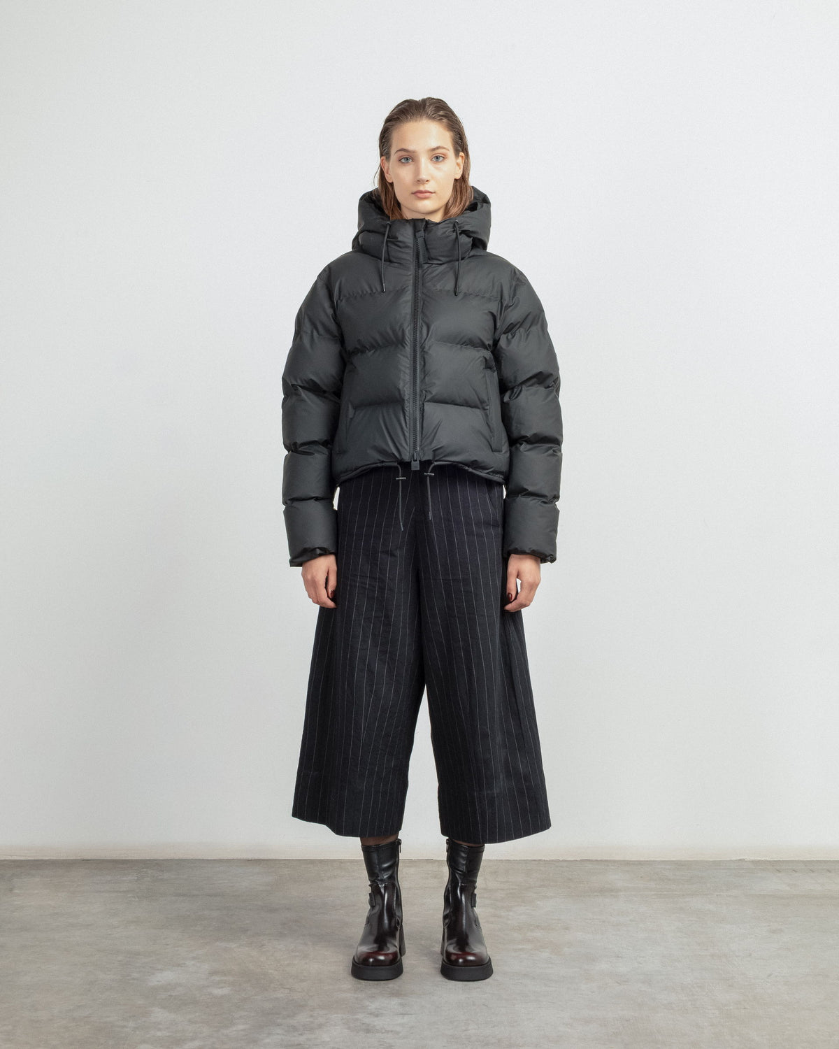 Blusão acolchoado Rains 15150 Preto - 86-15150-01