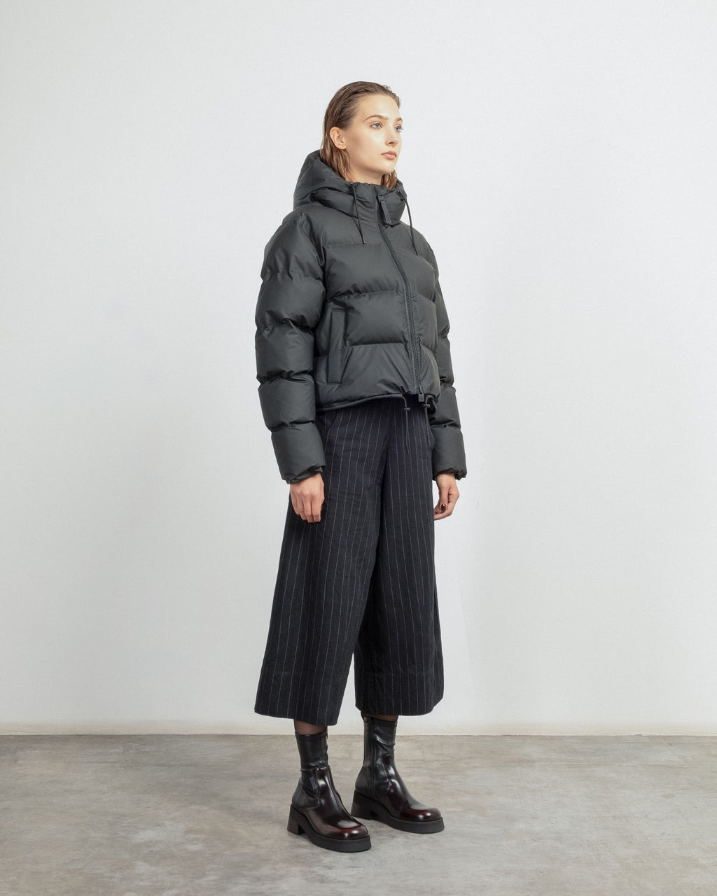 Blusão acolchoado Rains 15150 Preto - 86-15150-01