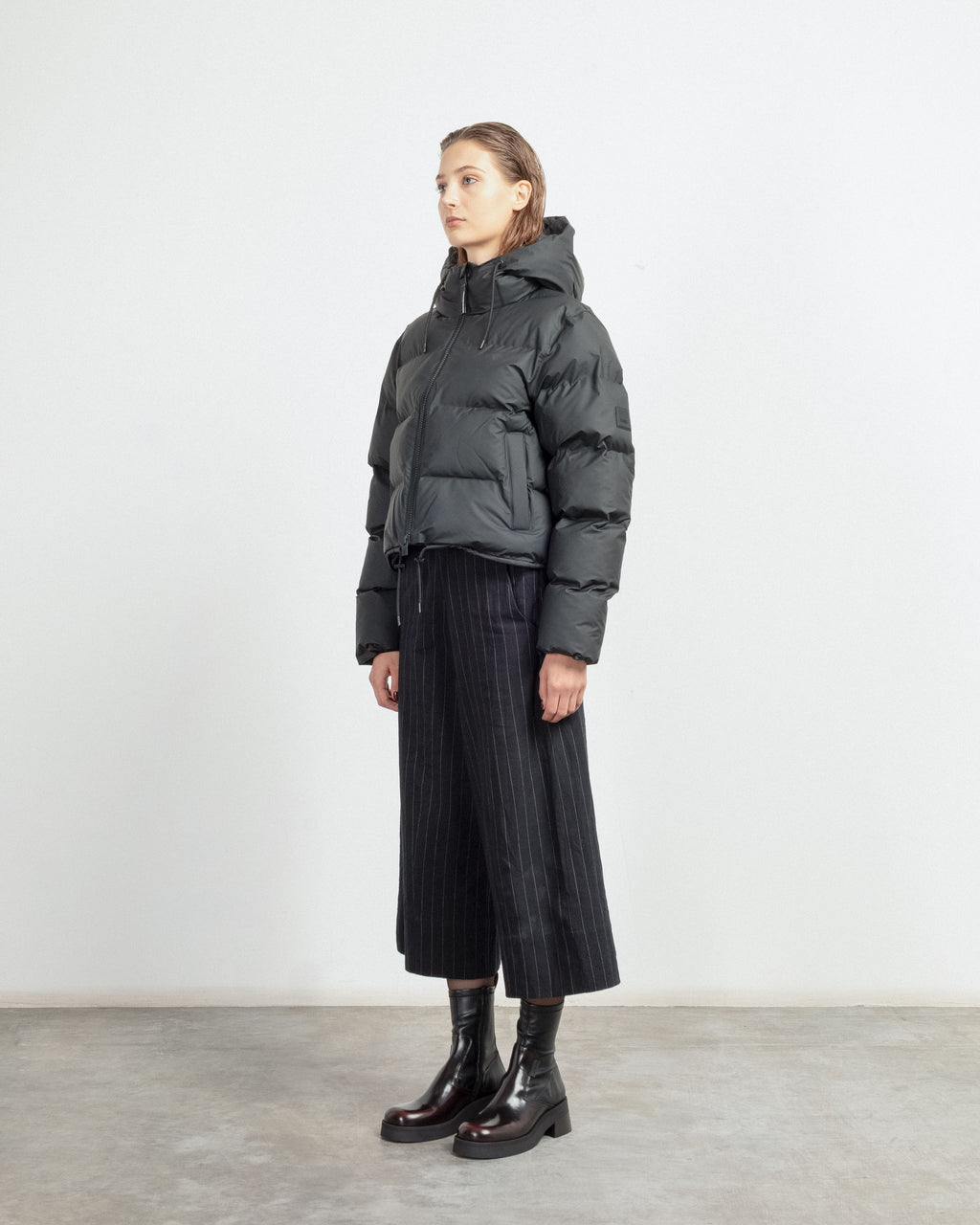 Blusão acolchoado Rains 15150 Preto - 86-15150-01