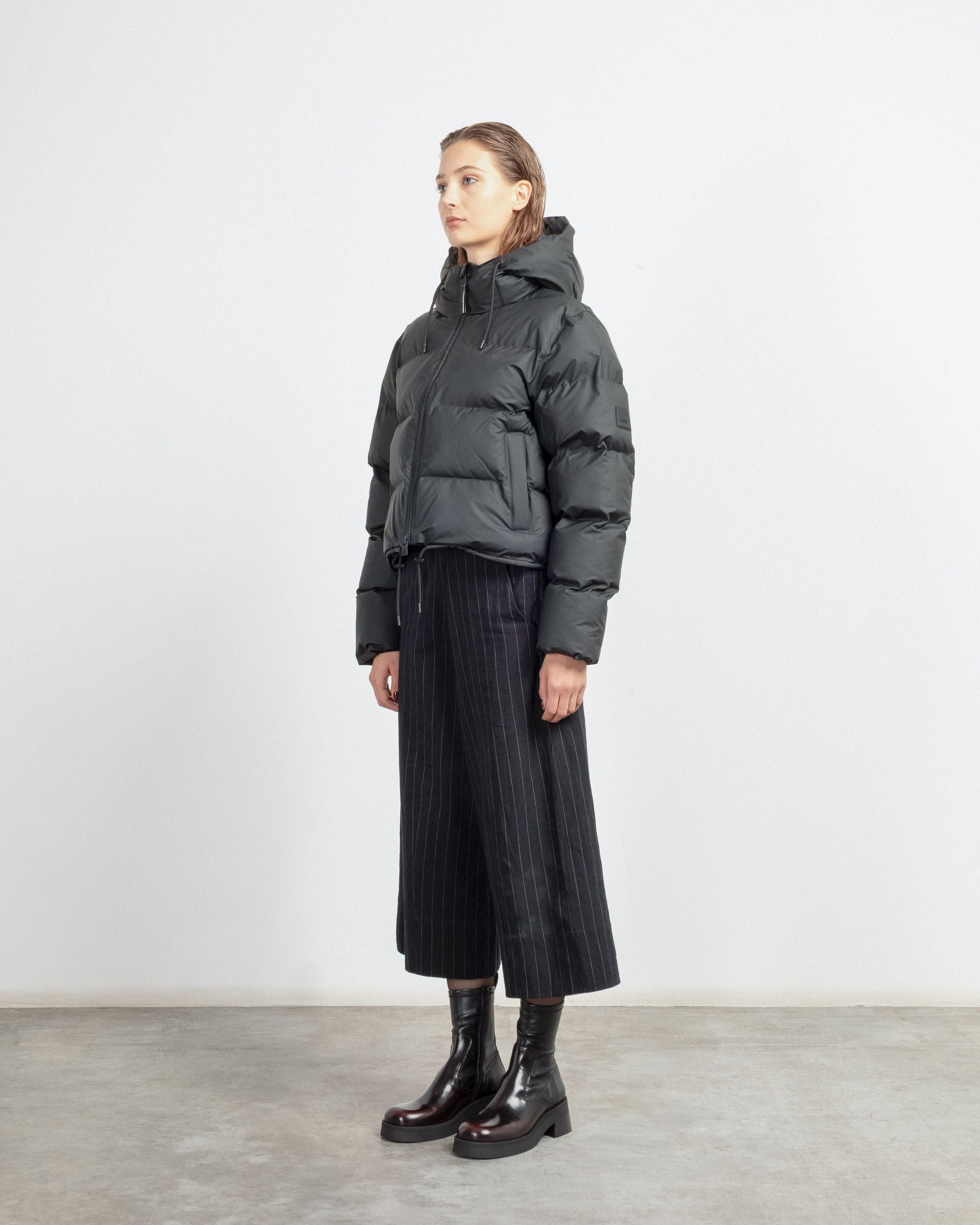 Blusão acolchoado Rains 15150 Preto - 86-15150-01