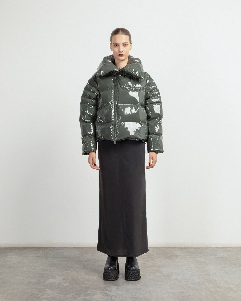 Blusão acolchoado Rains AltaVisionShortPuffer Verde - 86-17230-10