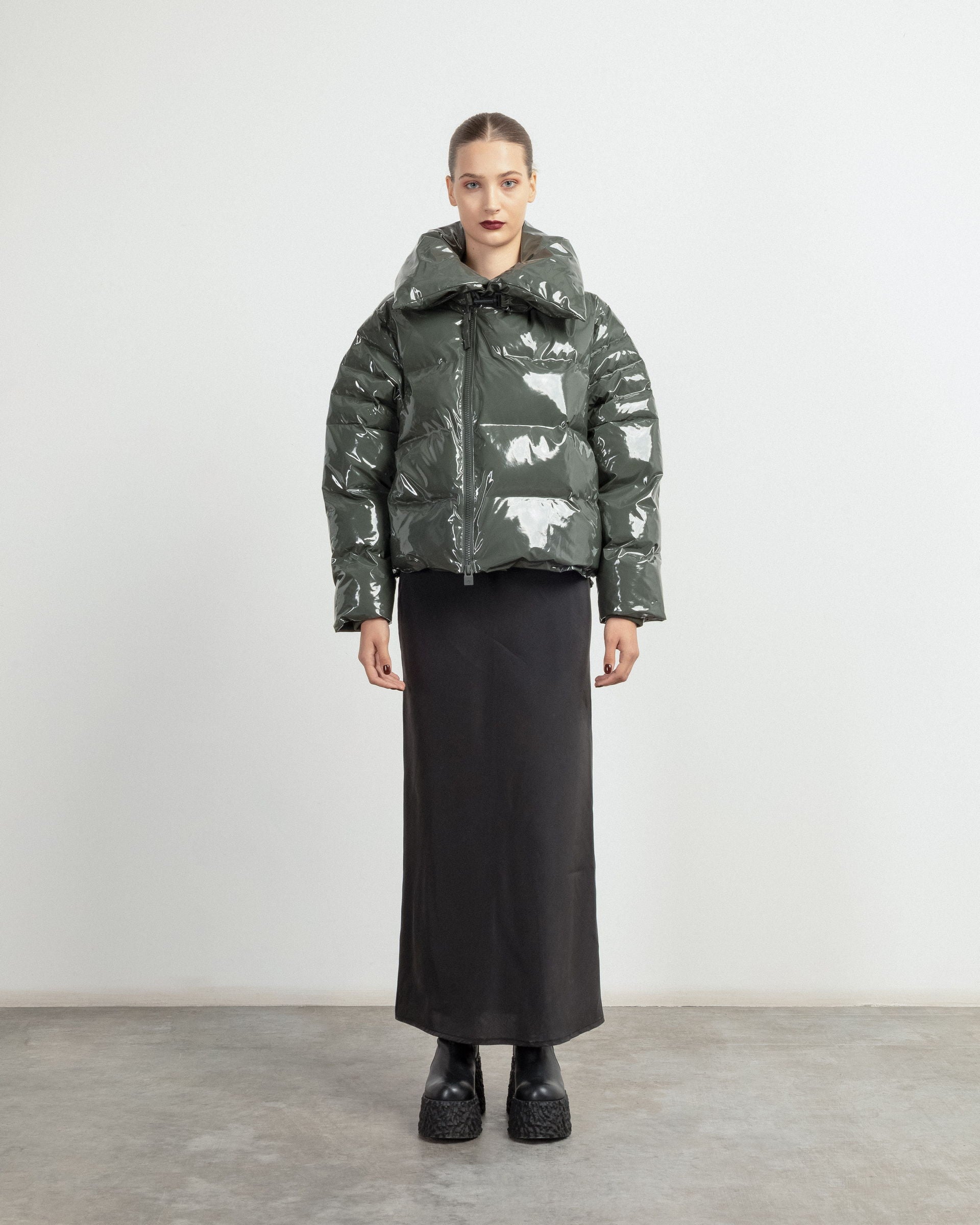 Blusão acolchoado Rains AltaVisionShortPuffer Verde - 86-17230-10