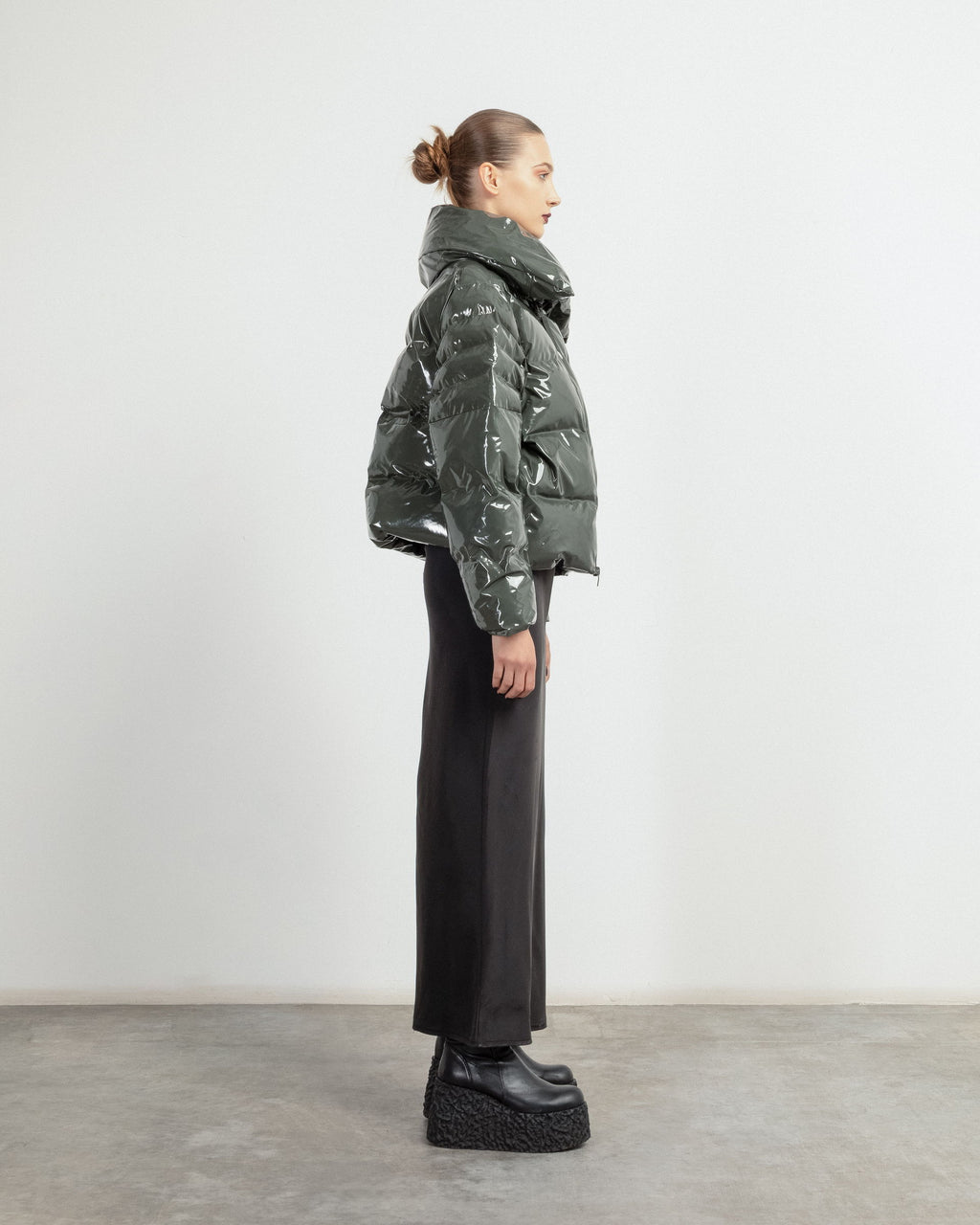 Blusão acolchoado Rains AltaVisionShortPuffer Verde - 86-17230-10