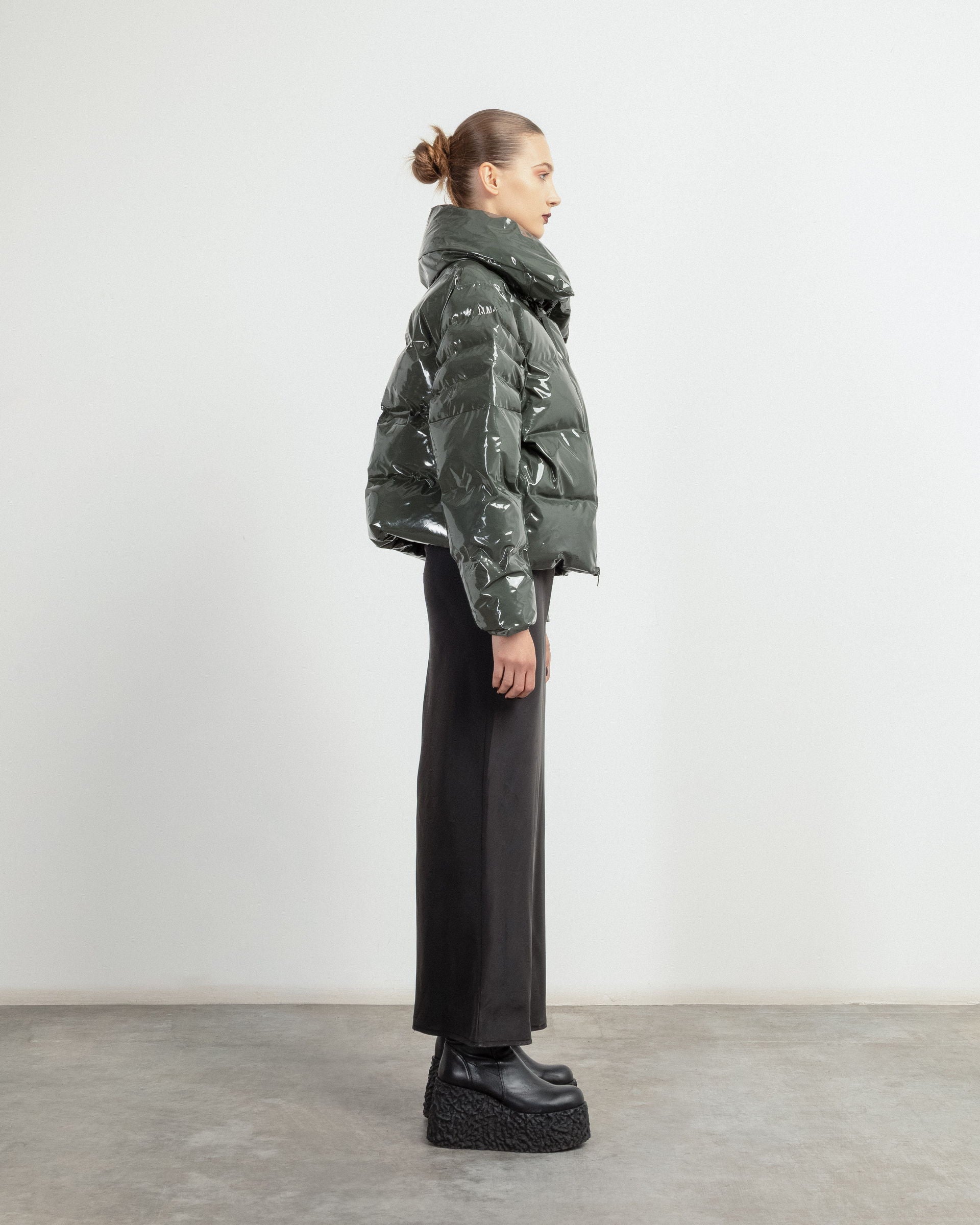 Blusão acolchoado Rains AltaVisionShortPuffer Verde - 86-17230-10