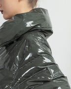 Blusão acolchoado Rains AltaVisionShortPuffer Verde - 86-17230-10