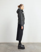 Blusão acolchoado Rains NomeShortWparka Preto - 86-21490-01