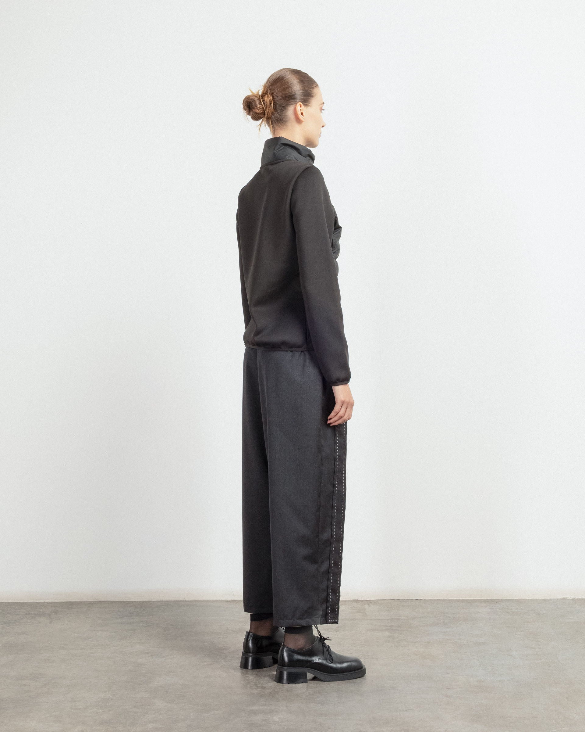 Blusão acolchoado Rains SafiFleeceHybrid Preto - 86-21920-01