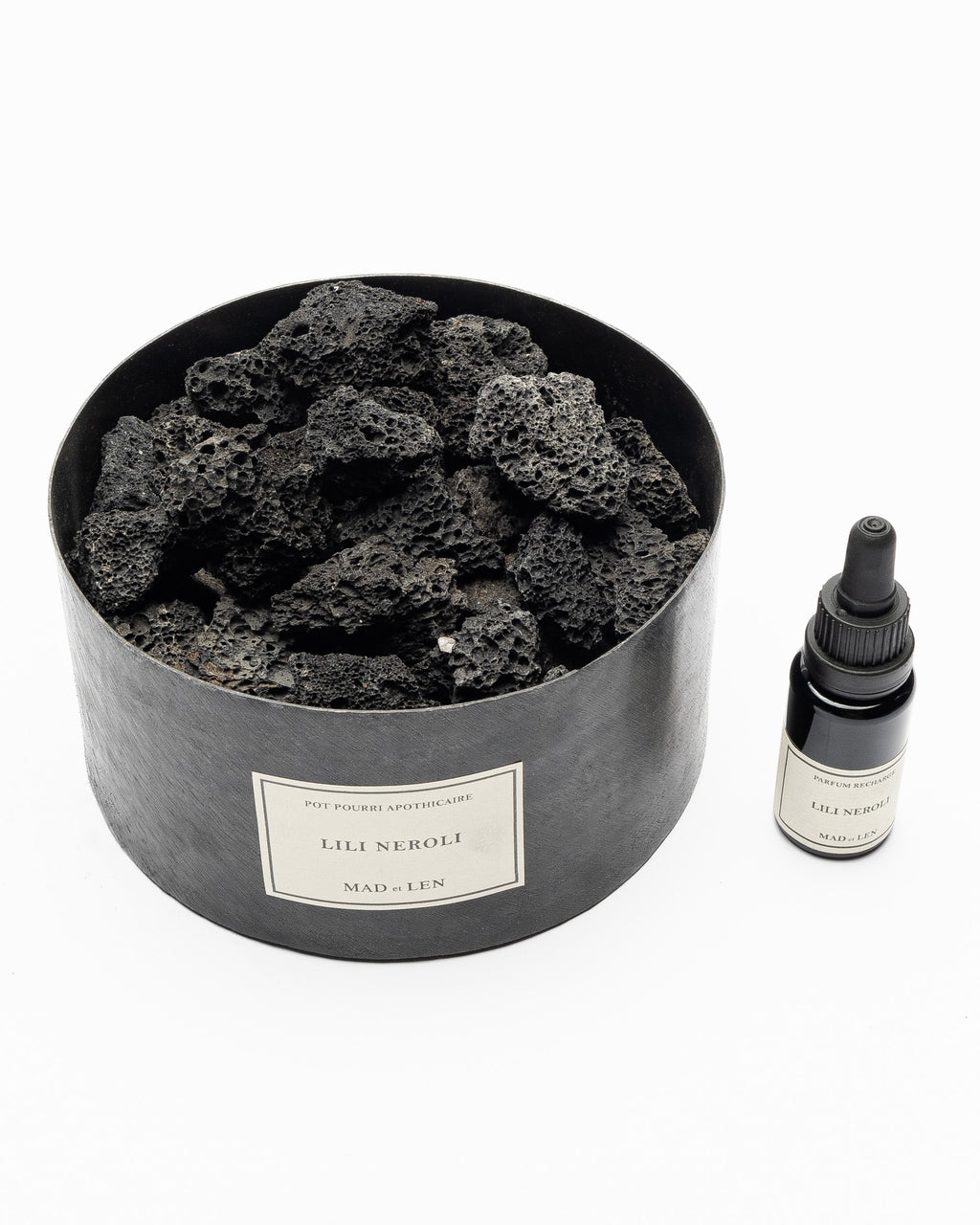 Pedras difusoras Mad et Len PotPourriApothicaireLiliNeroli Preto - 87-GPPL-LN-01