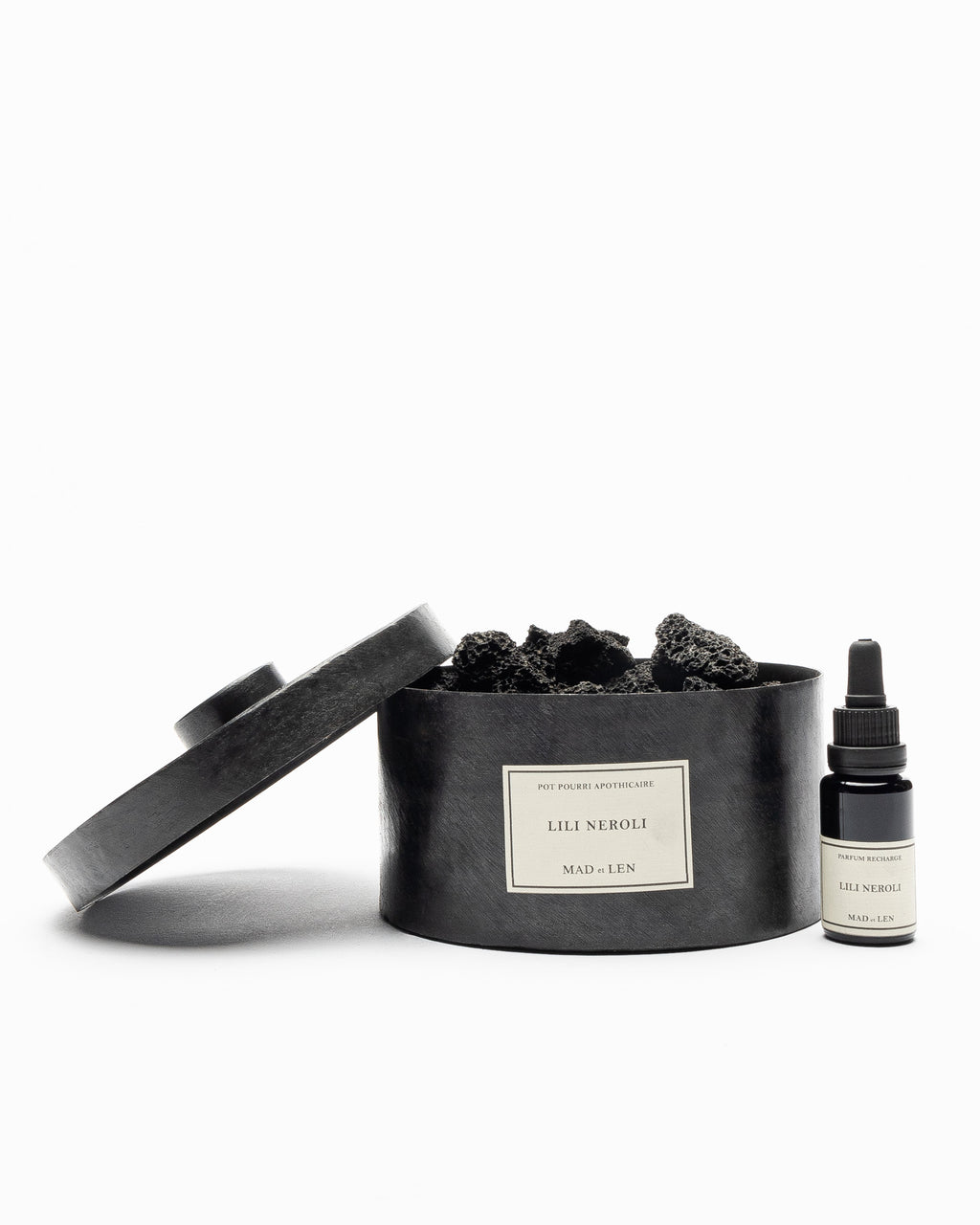 Pedras difusoras Mad et Len PotPourriApothicaireLiliNeroli Preto - 87-GPPL-LN-01