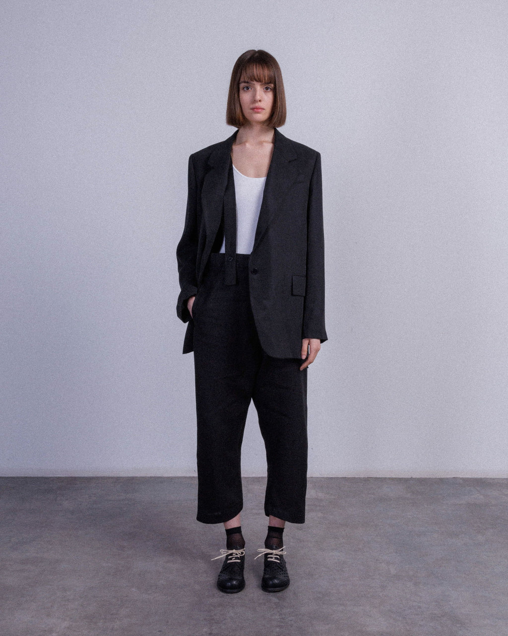 Matilda Longhena AGHILLE Black Pants