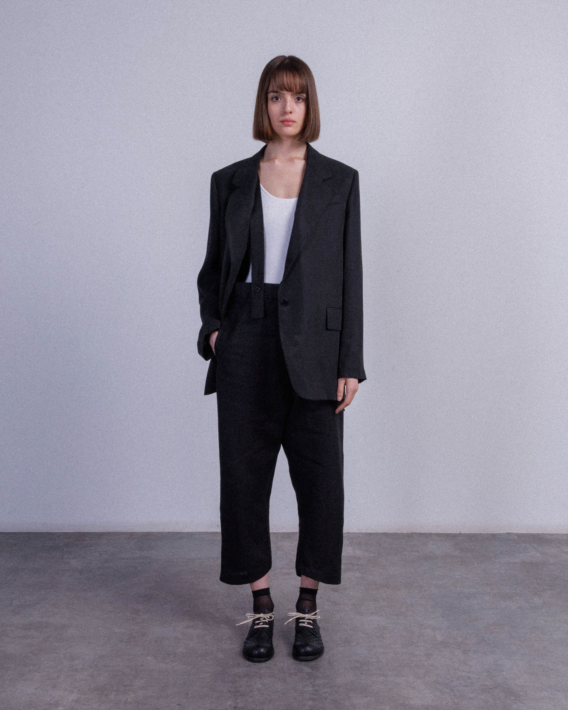 Matilda Longhena AGHILLE Black Pants