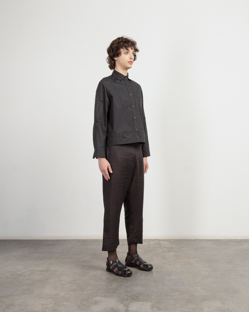 Camisa Matilda Longhena ALESSIA Preto - 95-ALESSIA-01