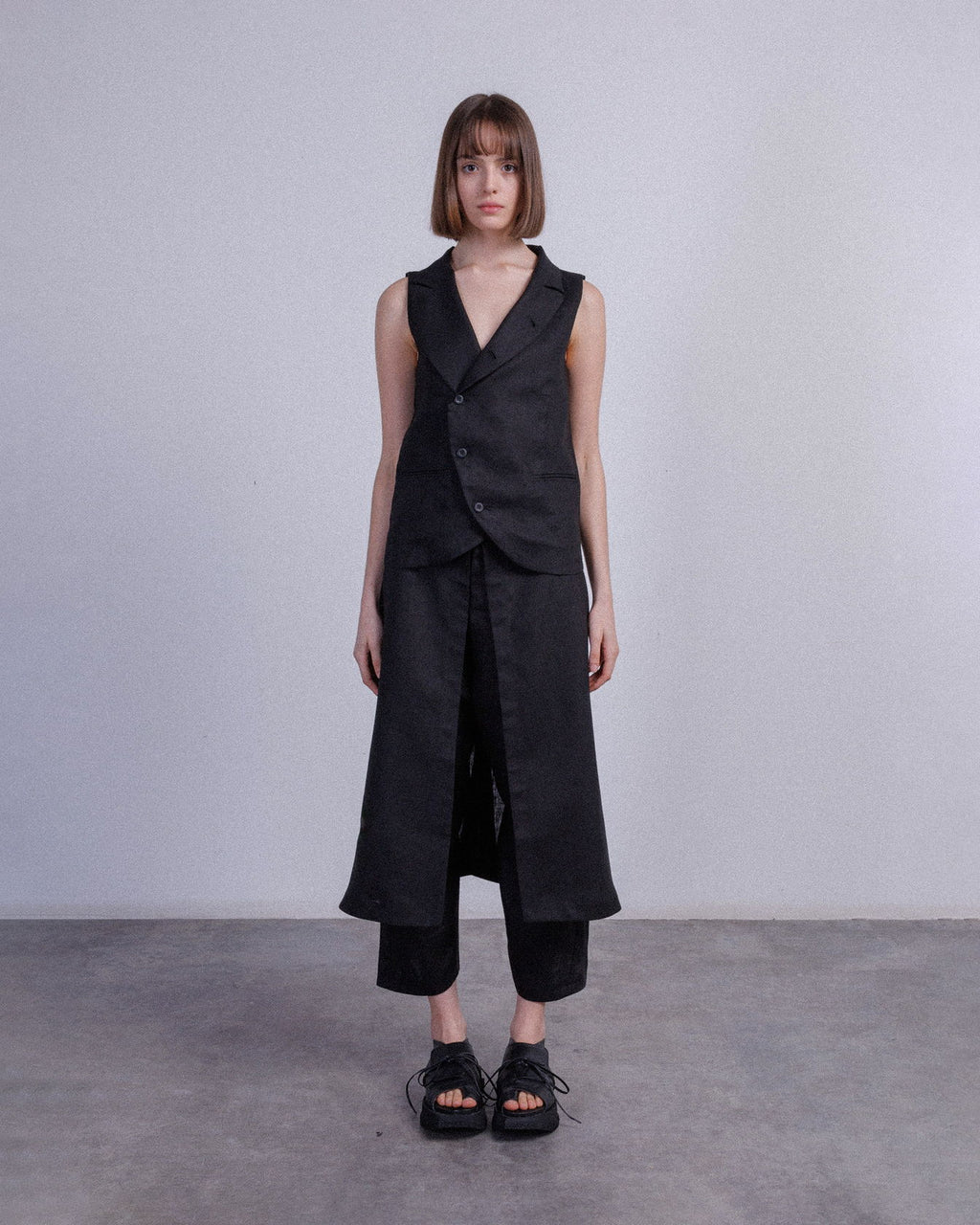 Colete Matilda Longhena GIUSY Preto - 95-GIUSY-01