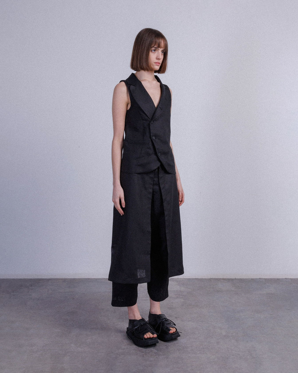Colete Matilda Longhena GIUSY Preto - 95-GIUSY-01