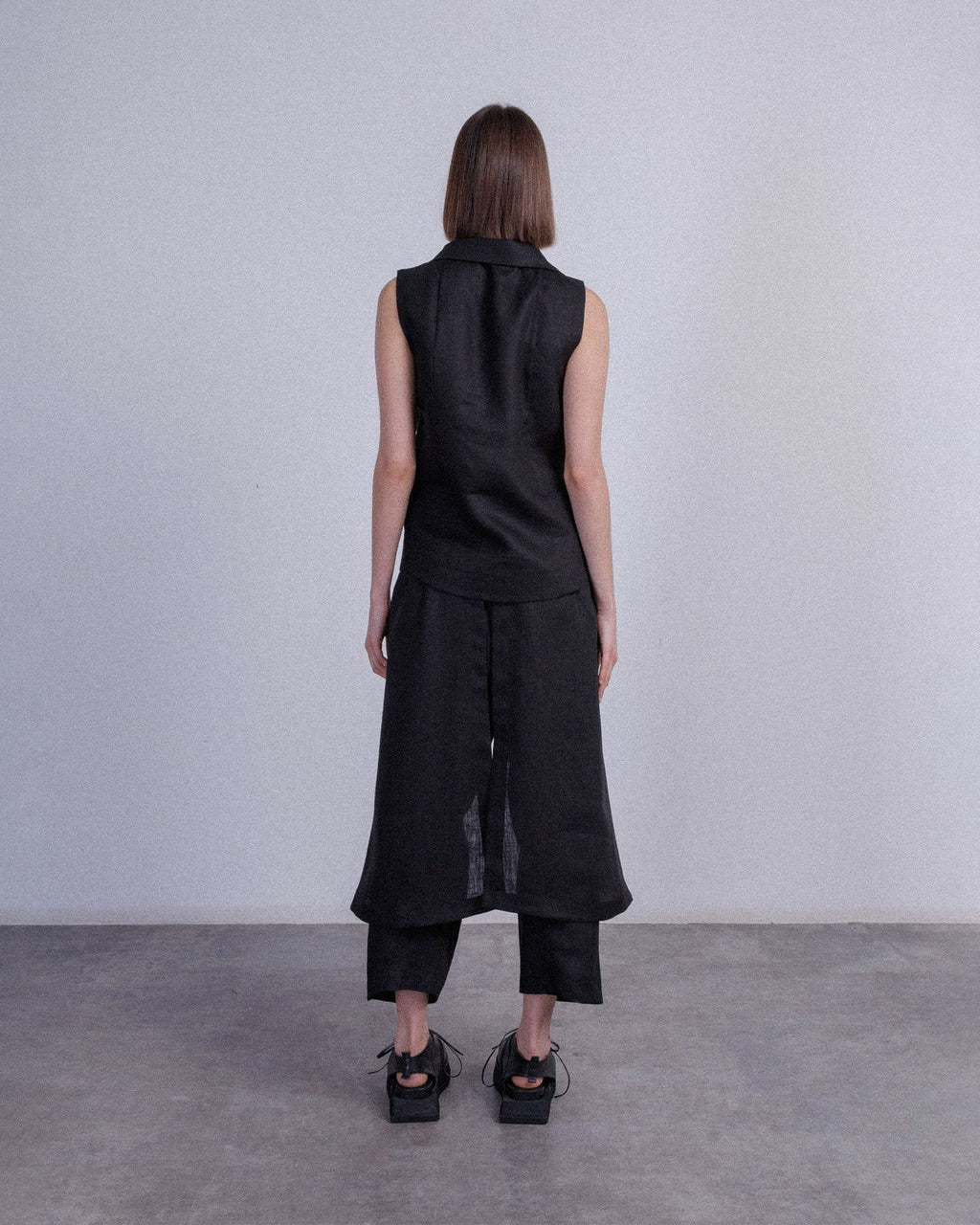 Colete Matilda Longhena GIUSY Preto - 95-GIUSY-01