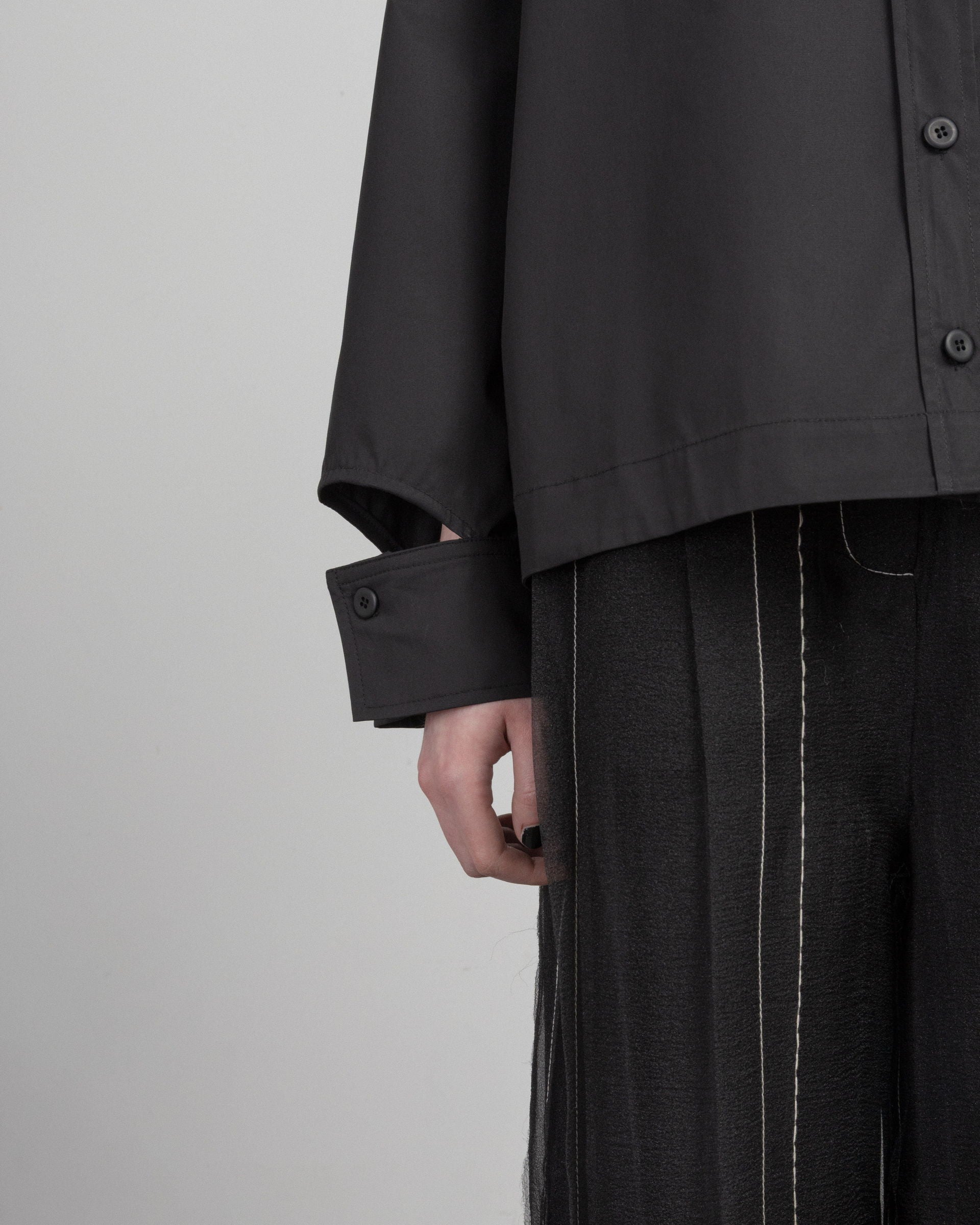 Camisa Matilda Longhena GLENDA Preto - 95-GLENDA-01