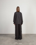 Camisa Matilda Longhena GLENDA Preto - 95-GLENDA-01